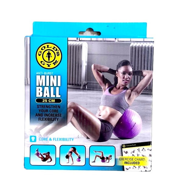 NEW NIB Golds Gym 25 cm exercise ball - Picture 2 of 9